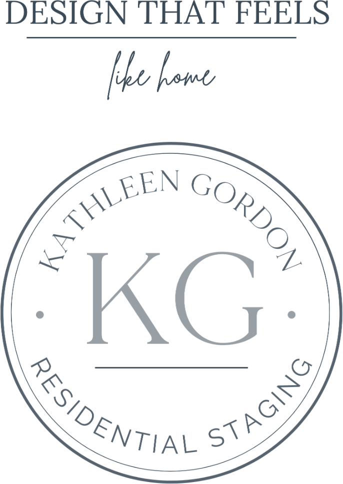 Design that feels like home. Kathleen Gordon Residential Staging.
